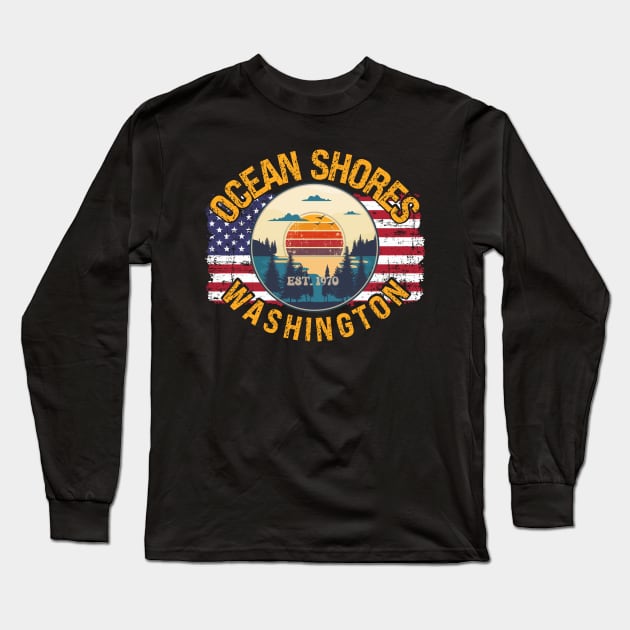 OCEAN SHORES WASHINGTON Long Sleeve T-Shirt by HomeCoquette